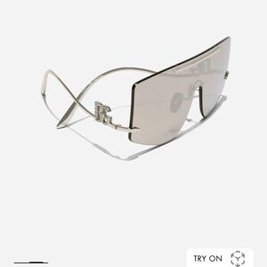 New Dolce & Gabbana silver sunglasses
